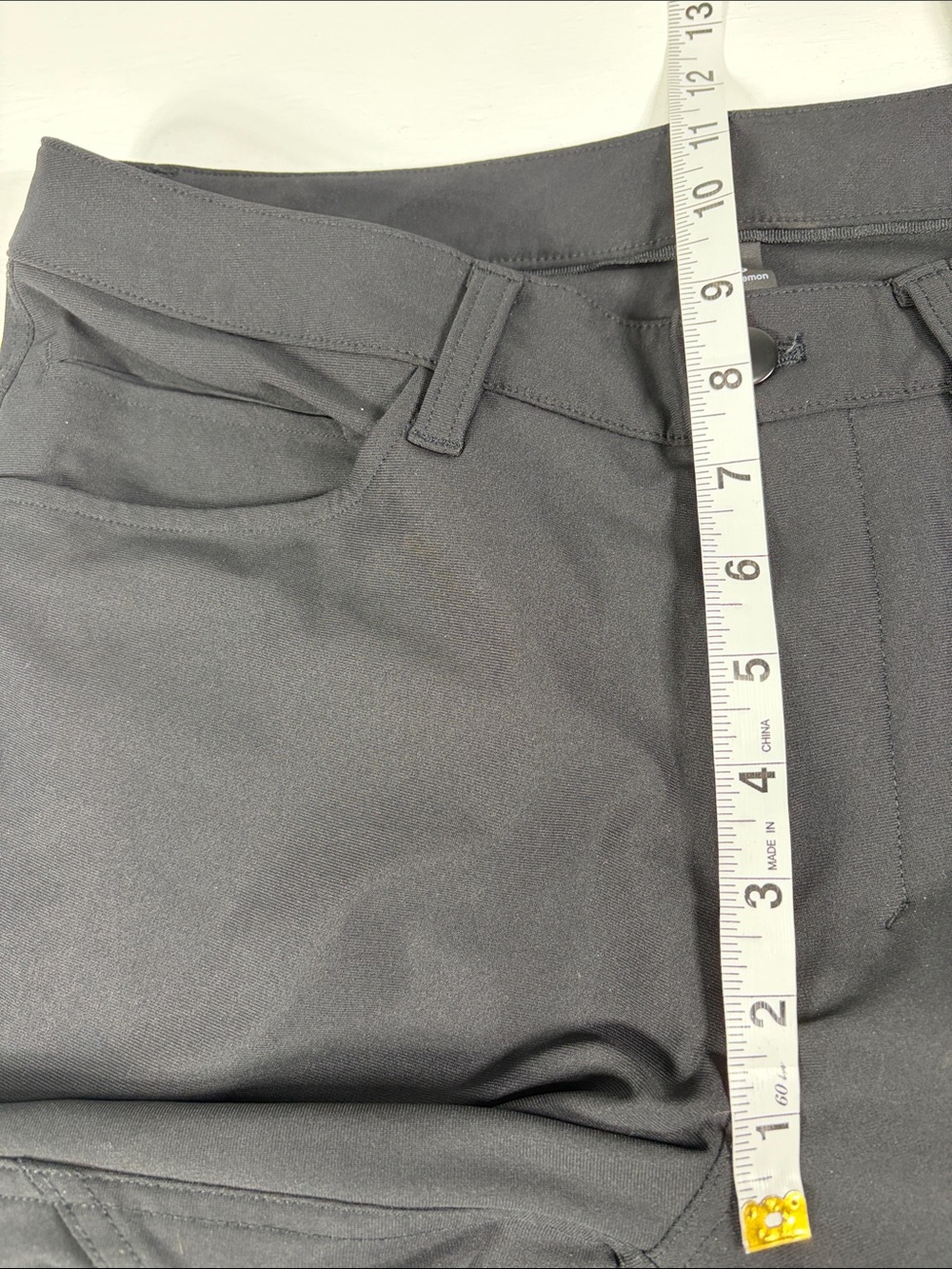 Lululemon men’s size 31 commission slim fit chino pants black EUC - Picture 8 of 10